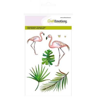 CraftEmotions Clear Stamps - Flamingo